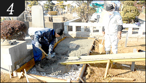 樹脂パイル杭打ち地盤改良工事写真⑯